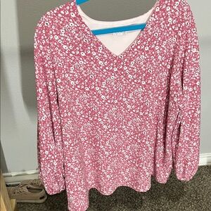 Floral Pink Blouse